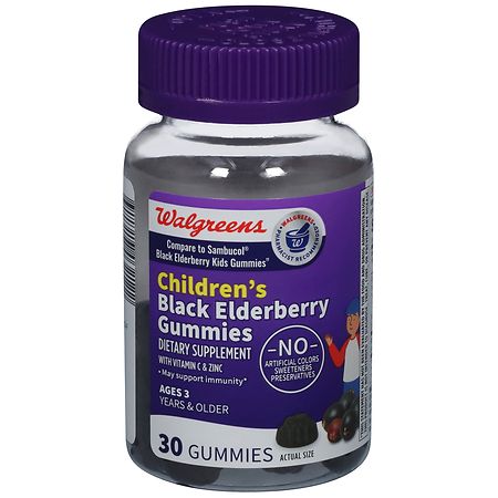 Walgreens Children's Black Elderberry Gummies