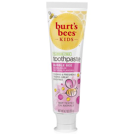 Burt's Bees Kids Toothpaste, Fluoride Free Bubble Bee