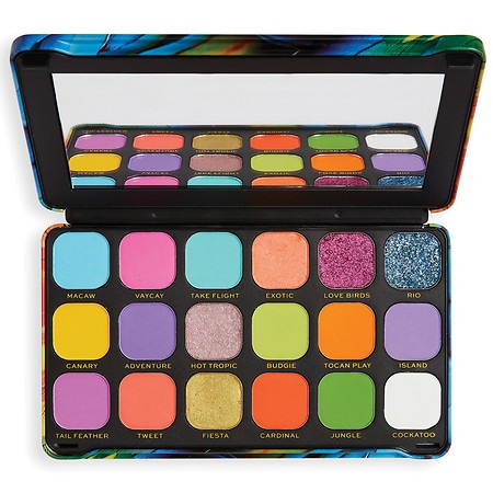Makeup Revolution Forever Flawless Eyeshadow Palette, Bird of Paradise