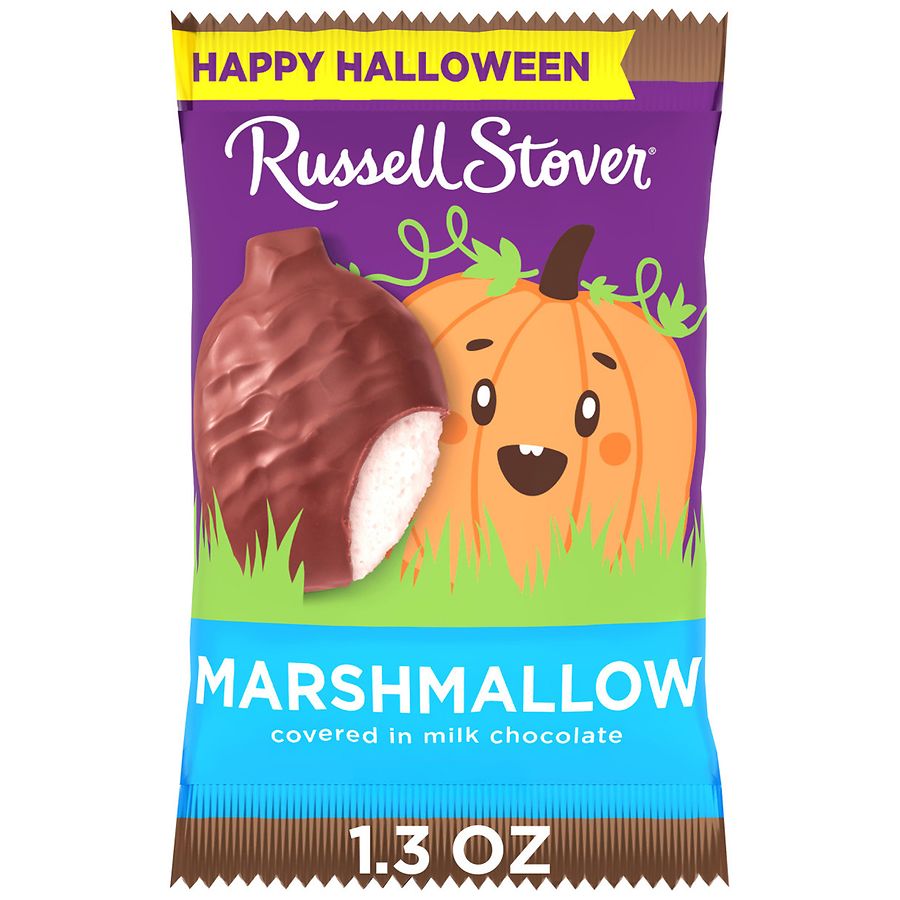 Russell Stover Halloween Milk Chocolate Marshmallow Pumpkin