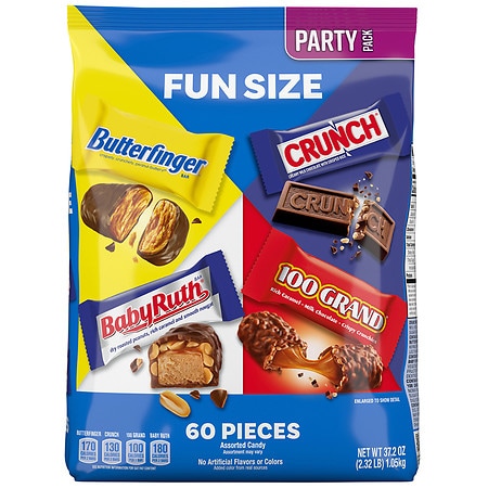 Ferrero Candies, Assorted, Fun Size, Party Pack - 60 pieces, 37.2 oz