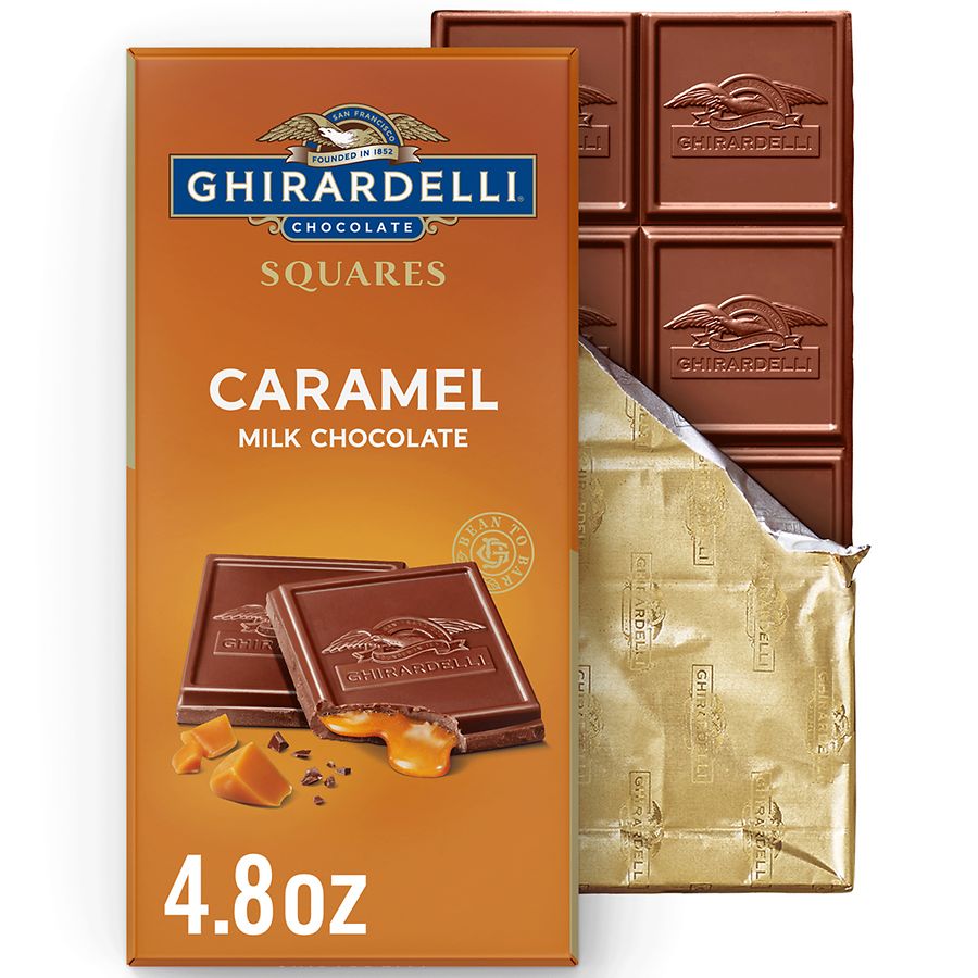 Ghirardelli Milk Chocolate Squares Caramel