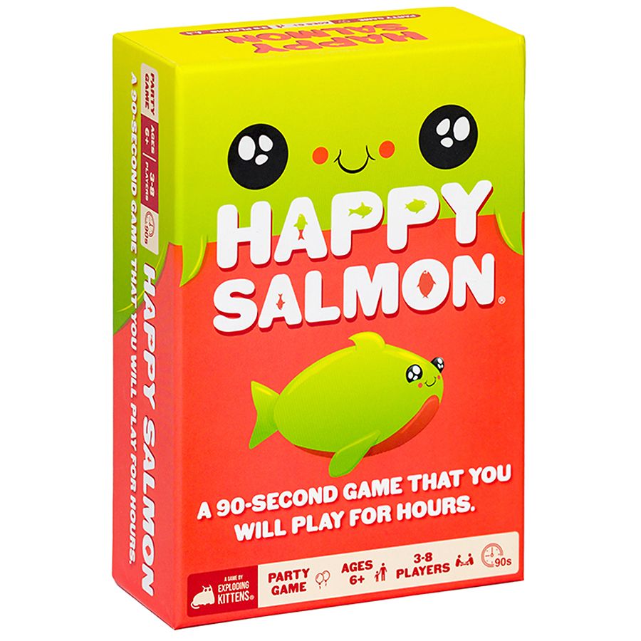 Happy Salmon | Party Card Game | Exploding Kittens