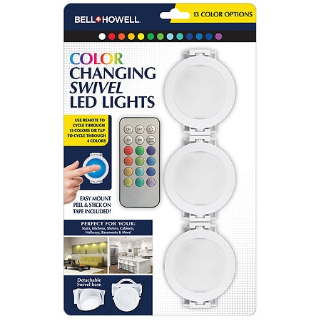 Bell+Howell Color Changing Swivel LED Lights