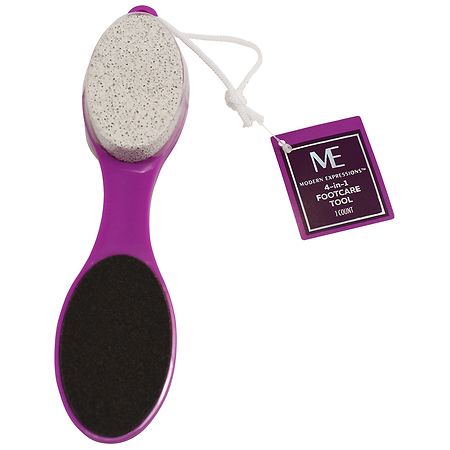 Equate Beauty 4-in-1 Foot Wand, Exfoliating Foot Brush, for