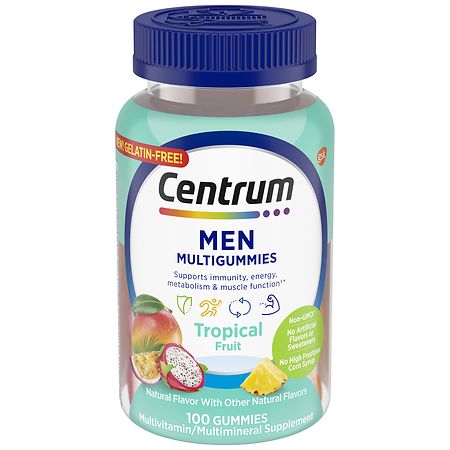 Centrum Men Multivitamin & Multimineral Gummies Tropical Fruit
