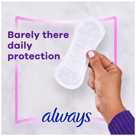 Always Thin, No Feel Protection Daily Liners, Regular Absorbency Scented, Regular  Absorbency