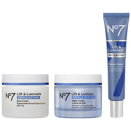 No7 Lift & Luminate Triple Action Skincare System | Walgreens