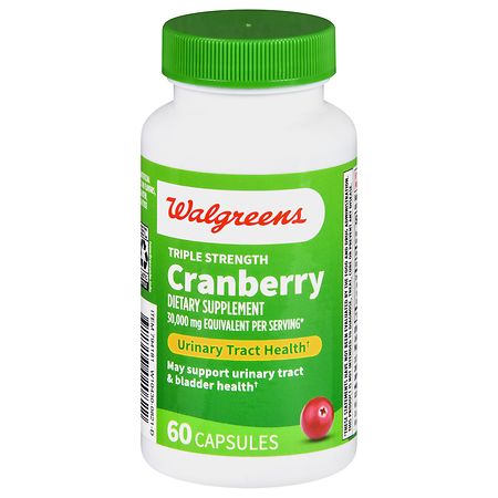 Walgreens Triple Strength Cranberry Capsules