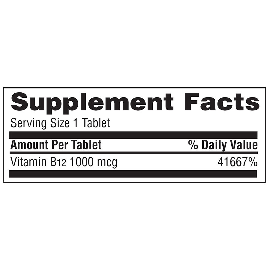 walgreens b12 injection cost Walgreens Timed Release 1000 mcg Vitamin B12 Tablets (300 ct)