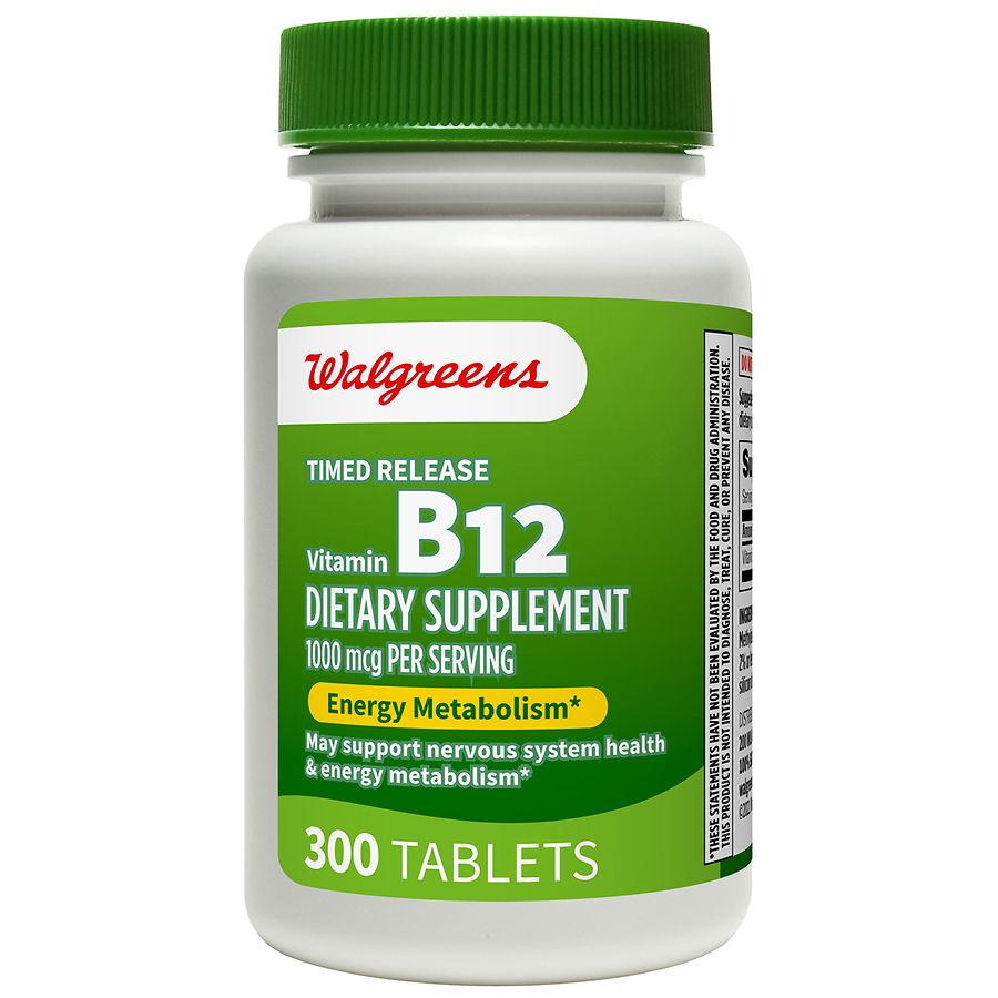 Vitamin B12 1000 Mcg Timed Release Tablets Nature Made®