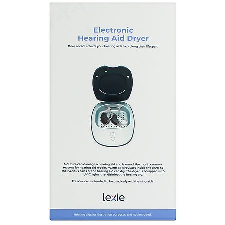 Lexie Electronic Hearing Aid Dryer for Non-Rechargeable Hearing Aids