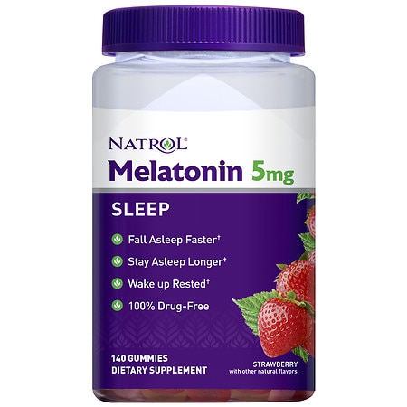 Natrol Melatonin 5 mg Gummy Strawberry