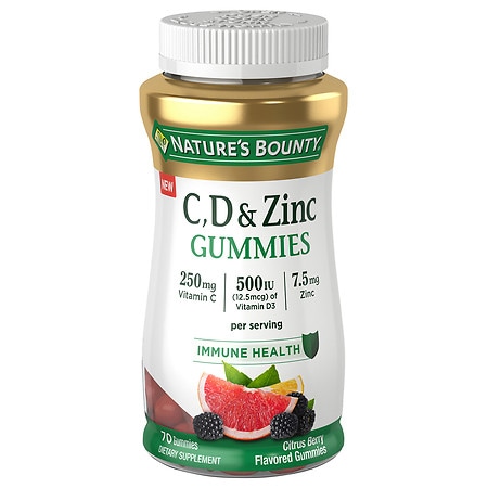 Nature's Bounty C, D & Zinc Gummies