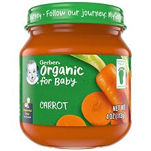 Gerber 1st Foods Organic Baby Food Carrot Walgreens