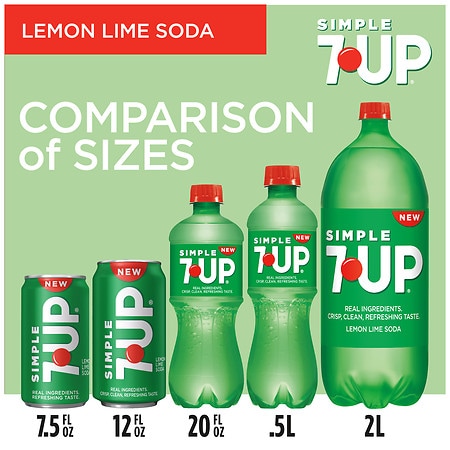 7UP Lemon Lime Soda - 20 fl oz Bottle