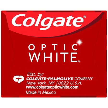 Colgate Optic White Teeth Whitening with Charcoal Toothpaste, Cool Mint  Cool Mint