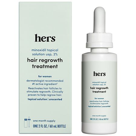 Hers Hair Regrowth Treatment, Unscented, For Women - 2 fl oz