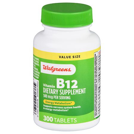 Walgreens Vitamin B12 500 mcg Tablets