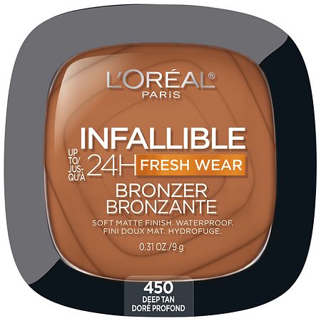 L'Oreal Paris Infallible Up to 24H Fresh Wear Soft Matte Bronzer 450 Deep Tan