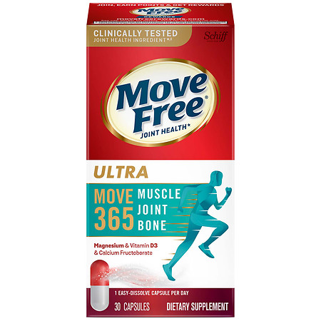 Schiff Move Free Ultra Move 365 Joint Supplement, Easy Dissolve Capsule