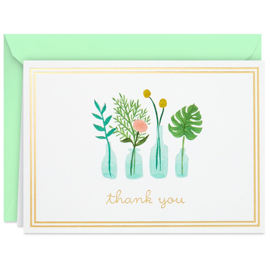 Hallmark Blank ThankYou Notes (Vases of Flowers) Walgreens