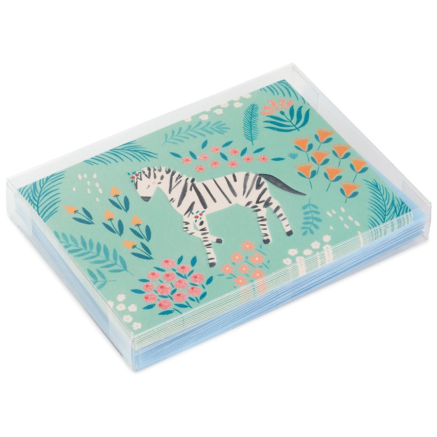 Hallmark Blank Note Cards (Zebra in Meadow) Walgreens