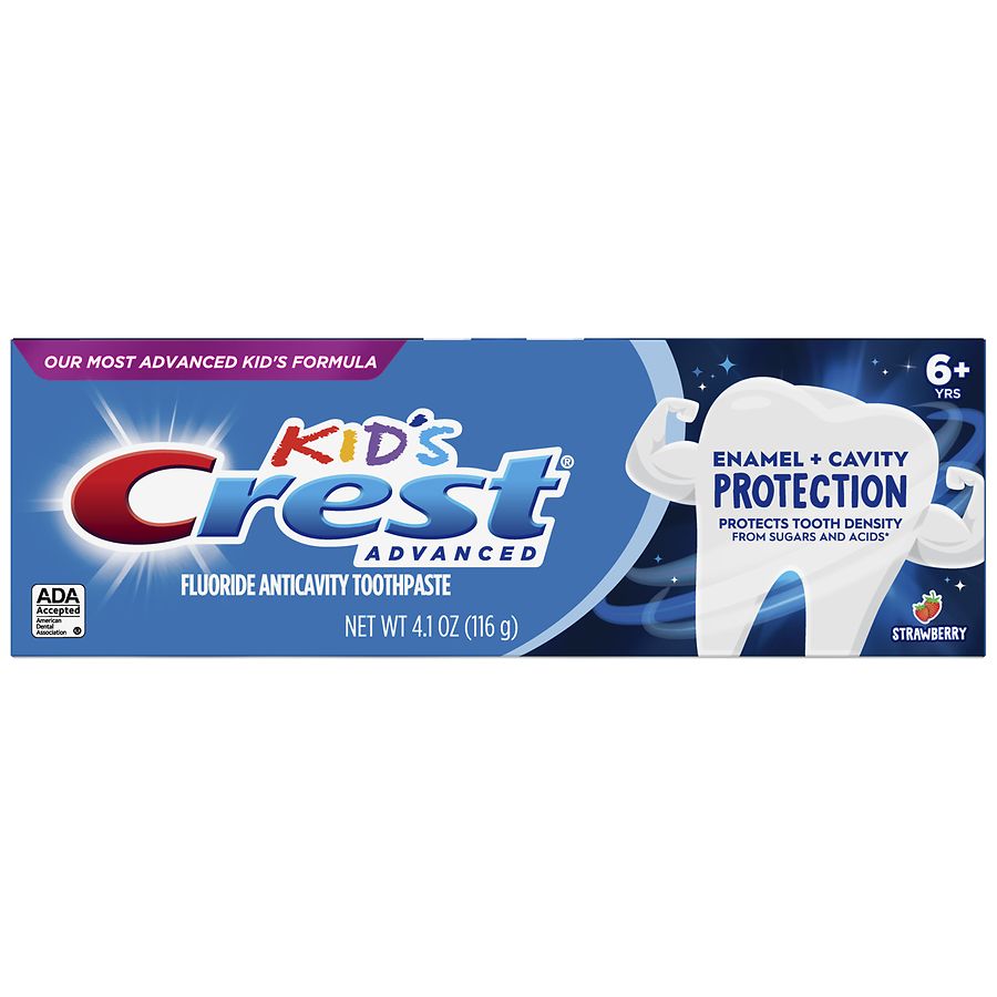 Crest Kids Enamel + Cavity Protection Toothpaste with Fluoride, for Ages 6+