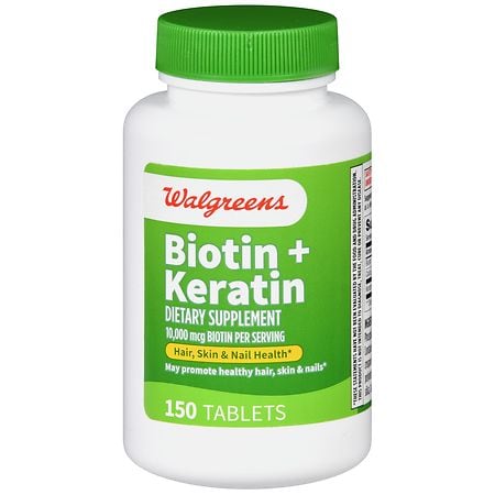 Walgreens Biotin + Keratin Tablets