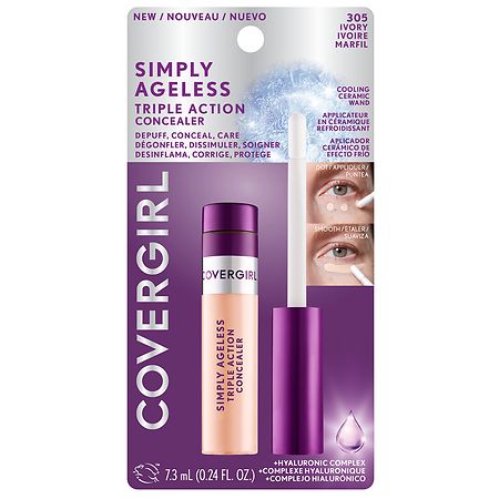 CoverGirl Simply Ageless Triple Action Concealer, Ivory 305