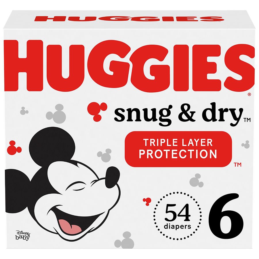  Huggies Snug & Dry Diapers, Size 6 : Everything Else