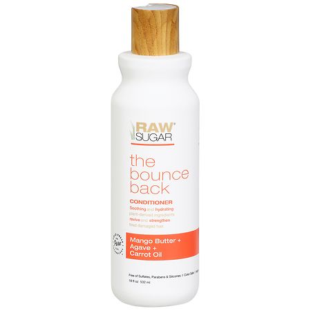 Raw Sugar The Bounce Back Conditioner Mango Butter + Agave + Carrot Oil