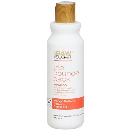 Raw Sugar The Bounce Back Shampoo Mango Butter + Agave + Carrot Oil