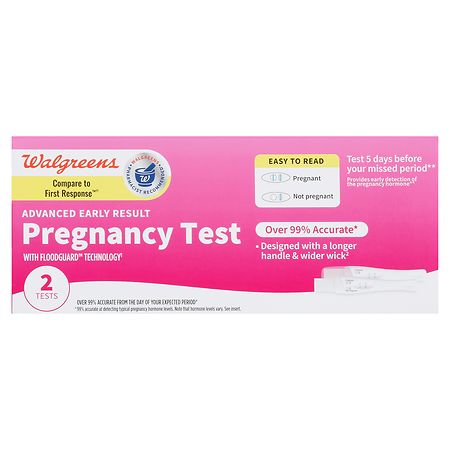 Pruebas de embarazo online walgreens precio