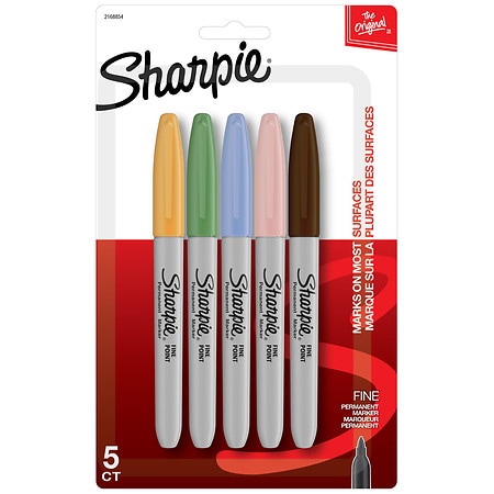 Sharpie Assorted Permanent Markers - 5 ct