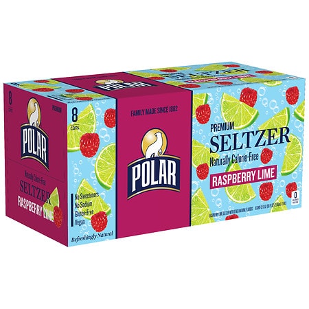 Polar Seltzer Water Raspberry Lime