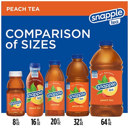 Snapple Peach Tea - 6pk/16 fl oz Bottles 6 ct; 16 fl oz