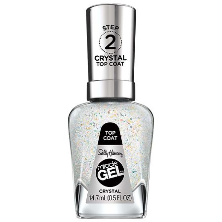 Sally Hansen Miracle Gel Special Effects Top Coats Collection Crystal
