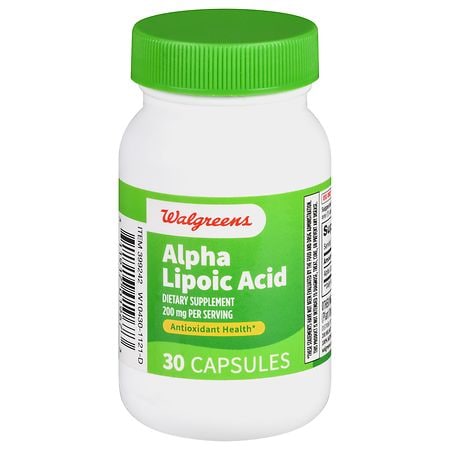 Walgreens Alpha Lipoic Acid 200 mg Capsules