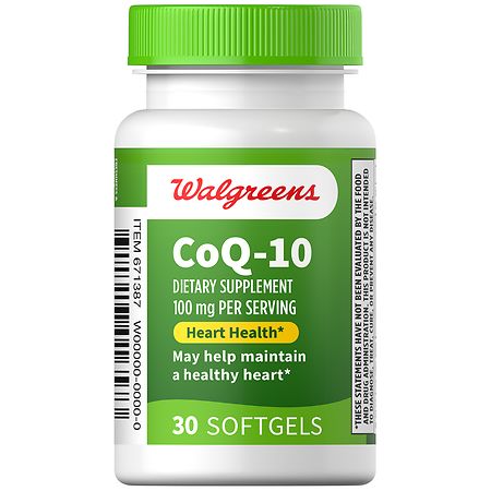 Walgreens CoQ-10 100 mg Softgels