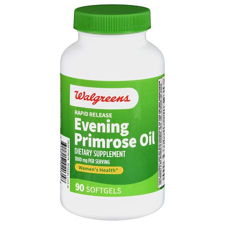 Walgreens Rapid Release Evening Primrose 1000 mg Softgels