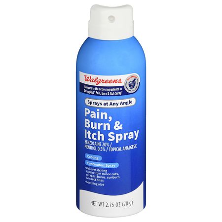 Walgreens Pain, Burn & Itch Spray
