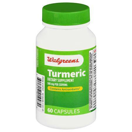 Walgreens Turmeric 500 mg Capsules