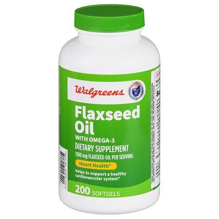 Walgreens Flaxseed Oil 1300 mg Softgels