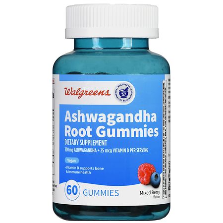 Walgreens Ashwagandha Root Gummies Mixed Berry