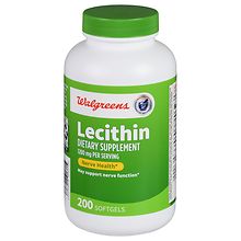 Walgreens Lecithin 1200 mg Softgels (200 days) | Walgreens