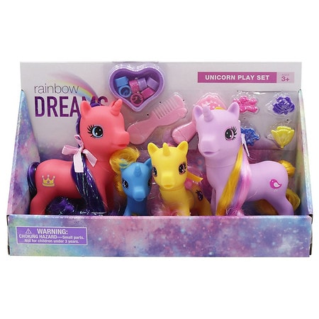Rainbow Dreams Pony Lands Pink and Yellow Set