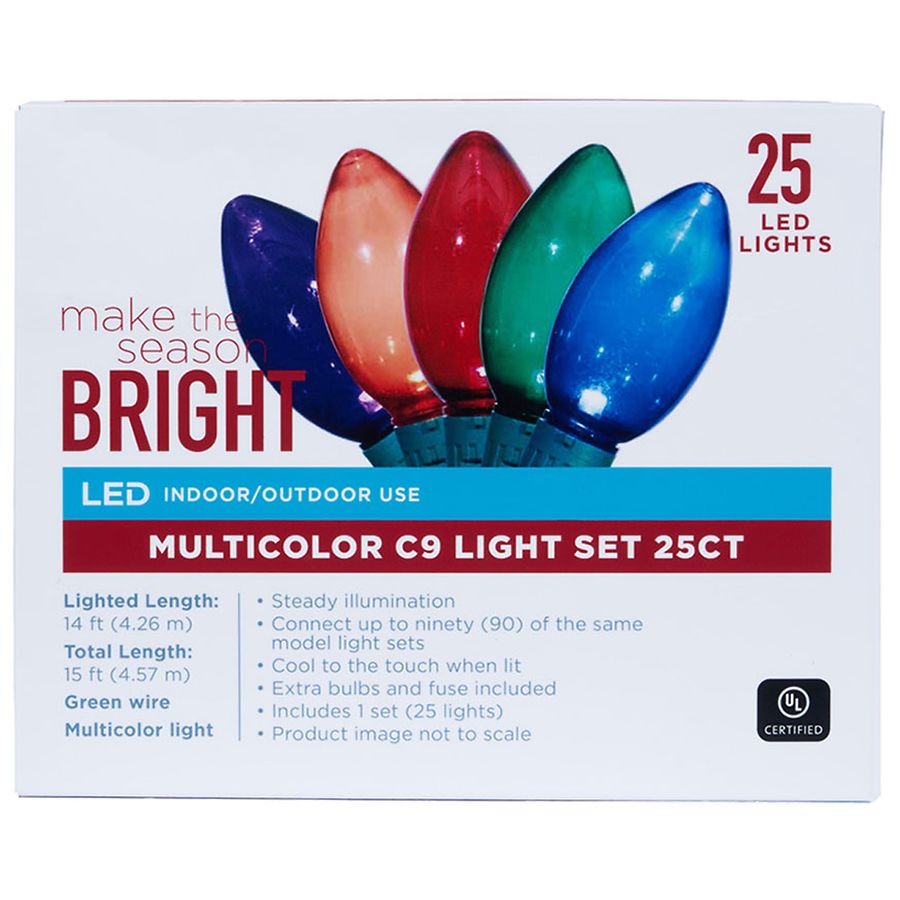 Festive Voice LED Light Set Multicolor