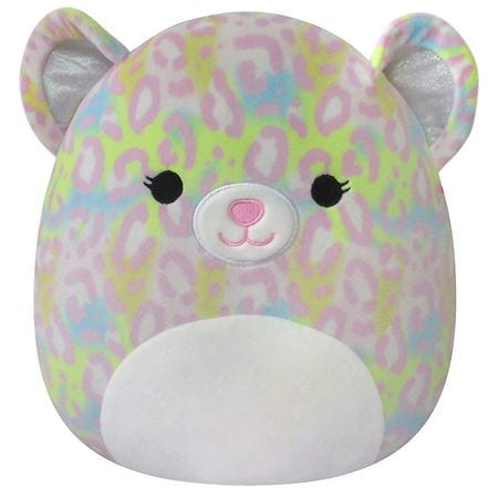 Squishmallows Lindsay - Spotted Leopard 11 Inch Blue and Green