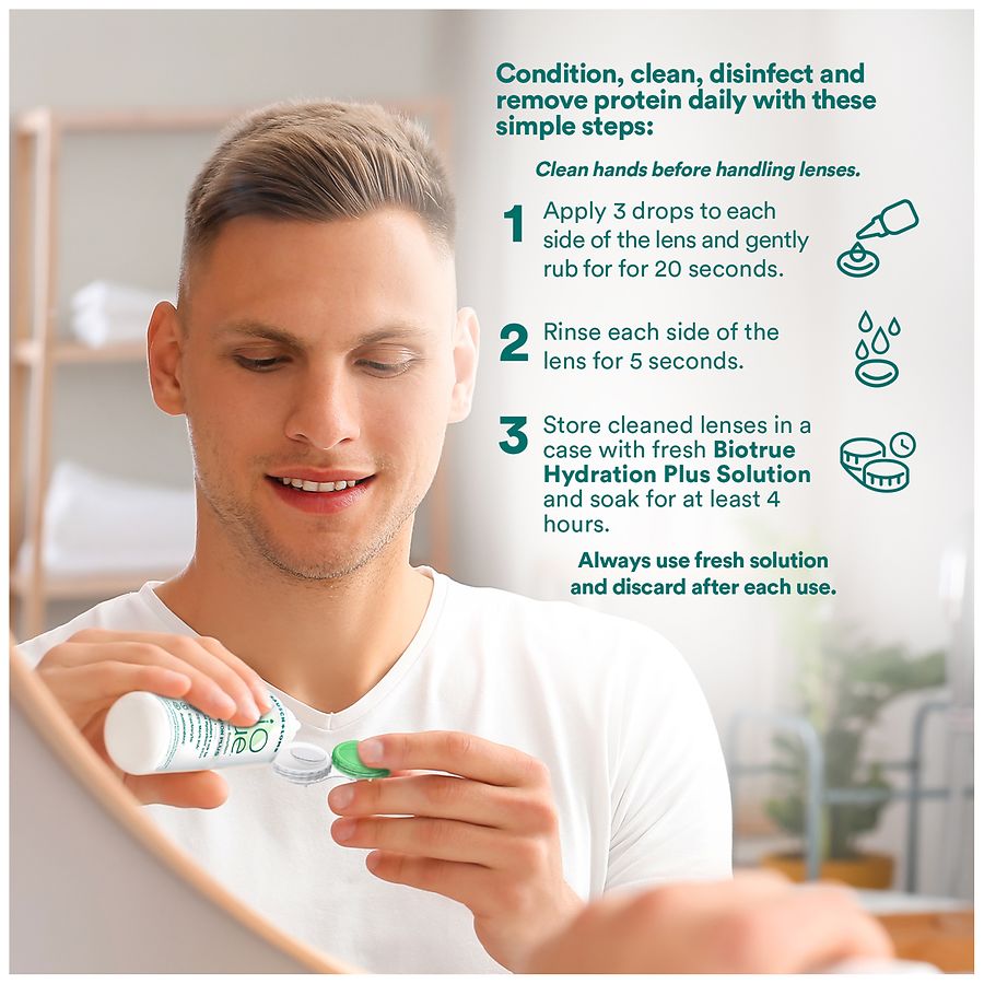 Biotrue Hydration Plus Multi-Purpose Contact Lens Solution | Walgreens